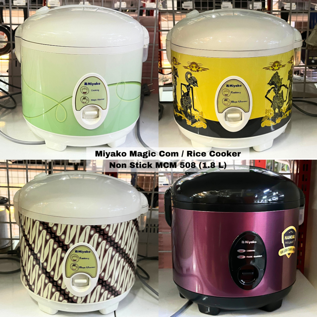RICE COOKER MIYAKO - RICE COOKER 1.8L MIYAKO MCM 508 - STANDARD - BATIK - WAYANG - MIYAKO