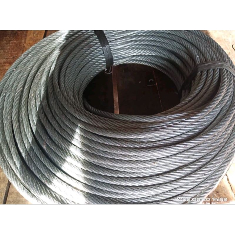 50 METER KAWAT SELING BAJA GALVANIS 5 MM