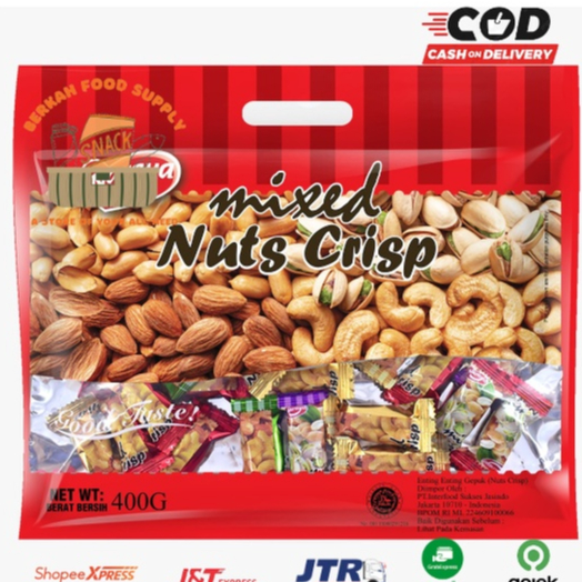 

HOT ( BERKAH ) Naraya Mixed Nuts 400gr Naraya Permen Kacang Enting Enting Gepuk Snack Cemilan Enak