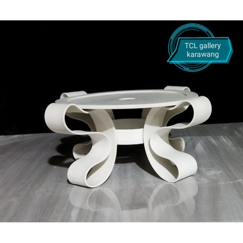 Dudukan(meja) aquarium bulat fishbowel