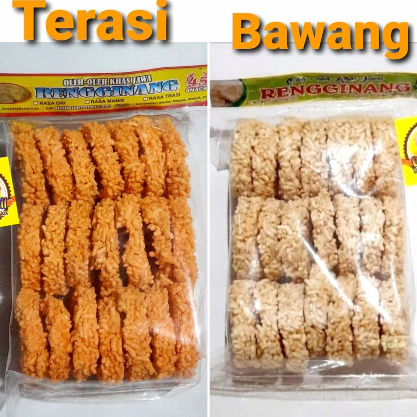 

✔✔SALE✔✔ Rengginang Matang Rasa Terasi / Bawang Gurih Khas Solo - Duo Bocil Snack