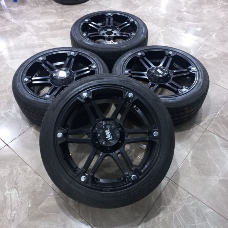 VELG RACING HSR ION R20X9 BAUT 5X114 + BAN ACCELERA 255/45 R20