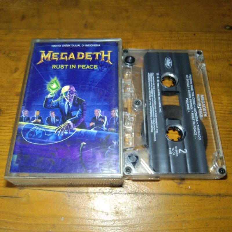 Kaset Megadeth Rust In Peace
