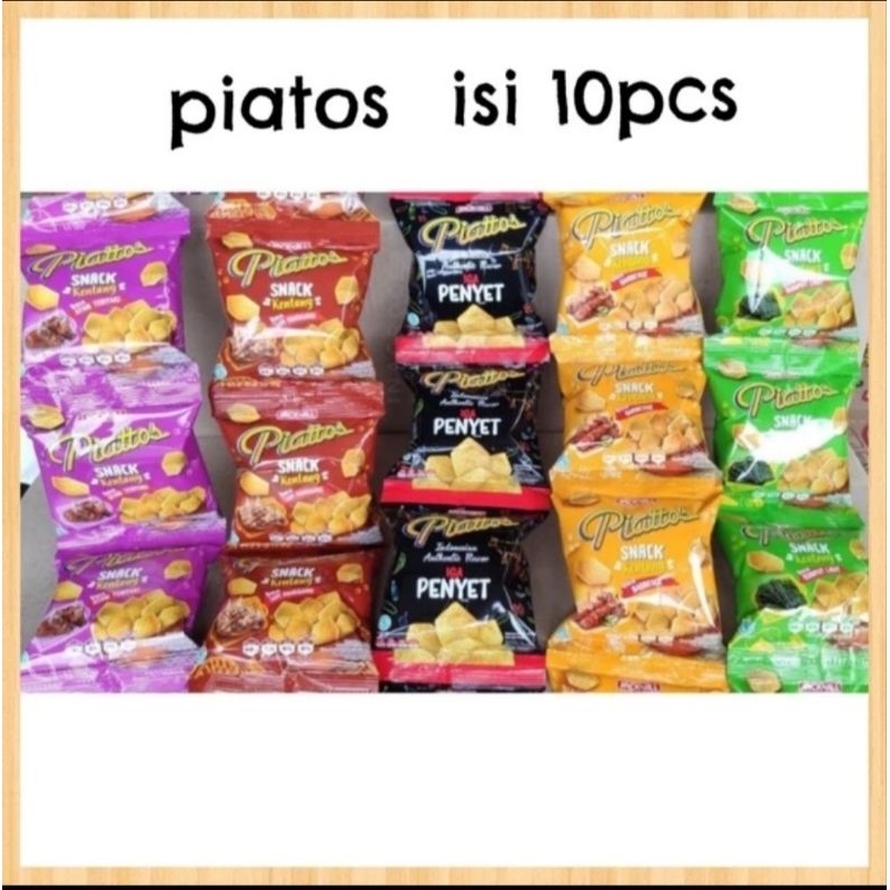 

Piattos Snack Kentang 10 Pcs x 15 gr ( Kemasan Bonus 1 Pcs) #LIVE EXTRA