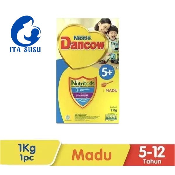 Nestle Dancow 5+ (5-12 Tahun) Susu Pertumbuhan Rasa Madu 1 kg