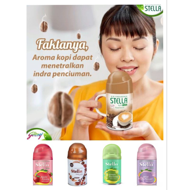 Stella / Stella Matic Refill Pengharum Ruangan 225 ml