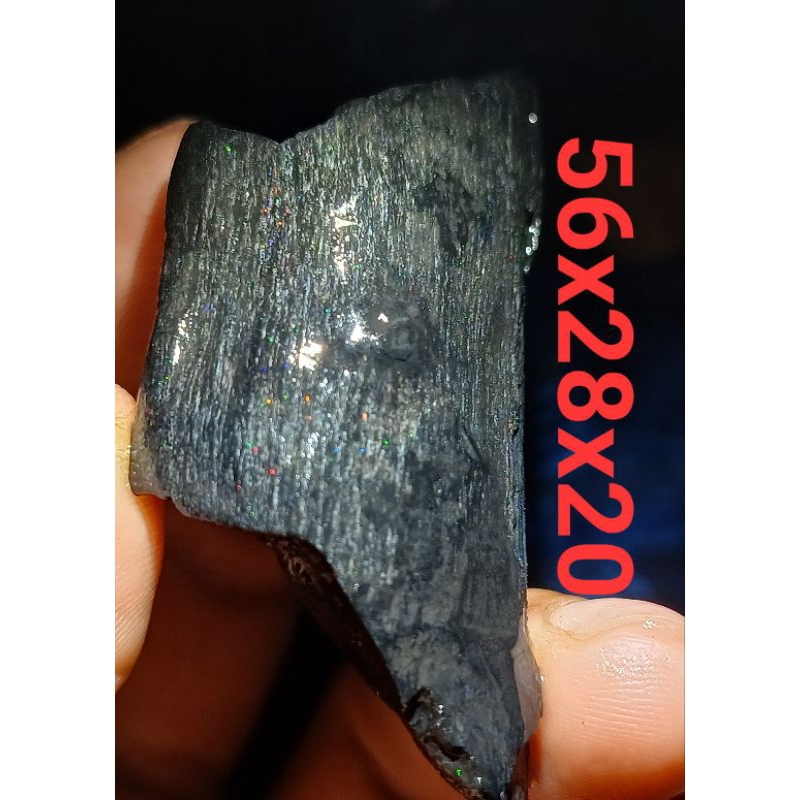 BAHAN BLACK OPAL SEMPUR BULE BANTEN JUMBO KEMBANG RUYUNG 56X28X20