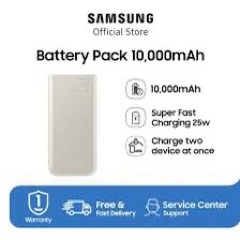 SAMSUNG POWER BANK 10rb mah fast charging originals