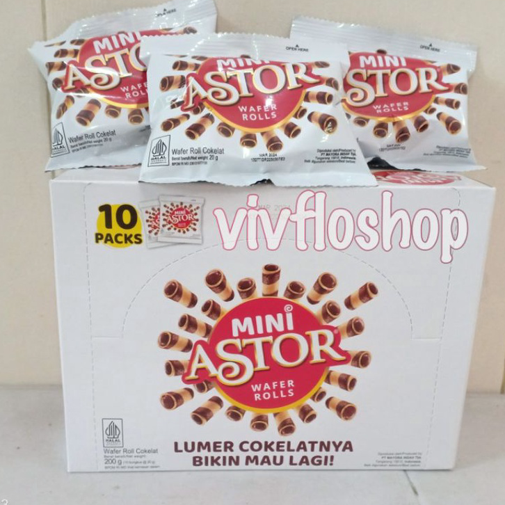 

TERBARU Mini Astor wafer rolls / Astor Mini Coklat (mayora) Box isi 10