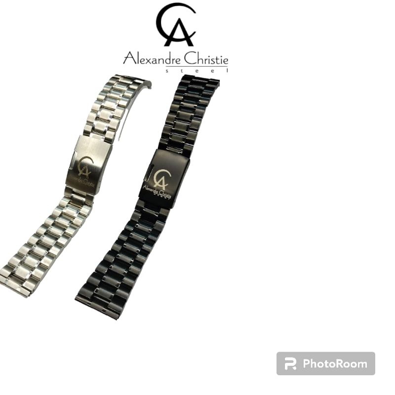 STRAP AC RANTAI JAM TANGAN ALEXSADER CRISTIE BONUS PEN