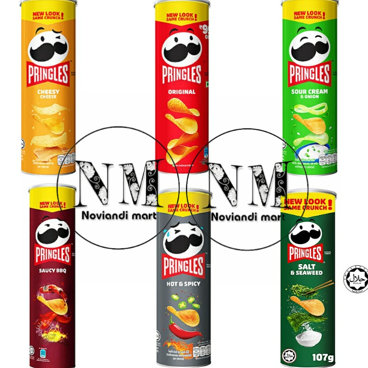 

(COD )NEW_PRODUCT EXP JANUARI 2024 ( Keripik Kentang ) Pringles Potato Chips 107gram / pringles 107gr