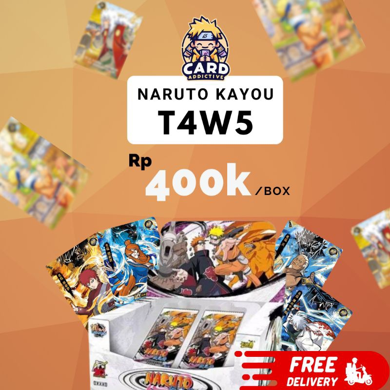 T4W5 Naruto Kayou Card CCG Tier 4 Wave 5 - Premium Box