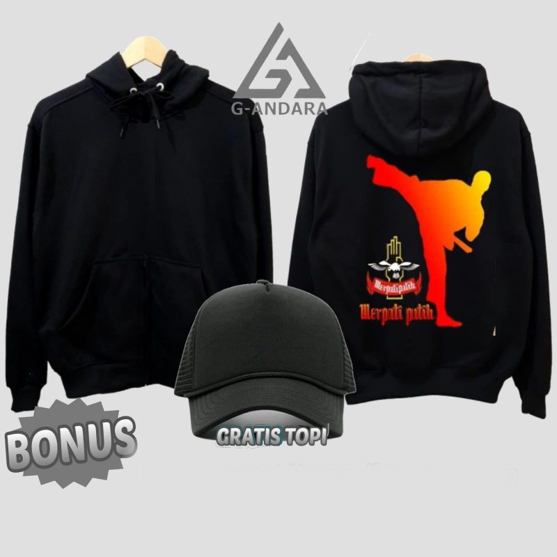 HOODIE JUMPER BELADIRI TAEKWONDO MERPATI PUTIH DESAIN TERBARU