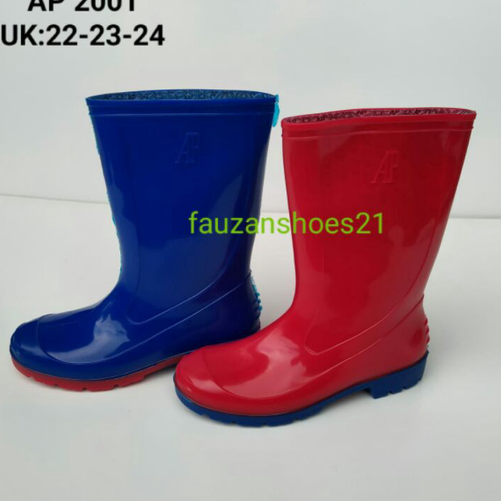 Diskon Sepatu Boots Karet Anak Laki-laki/Perempuan Junior AP Boots 2001.