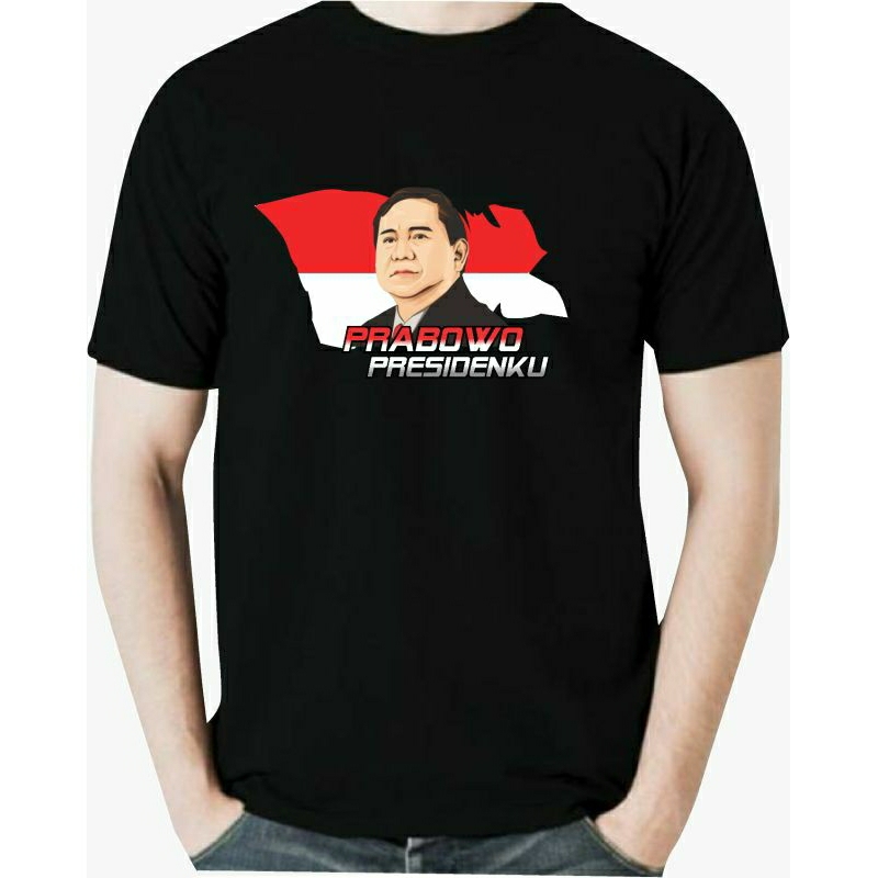 kaos prabowo subianto / kaos relawan prabowo 2024