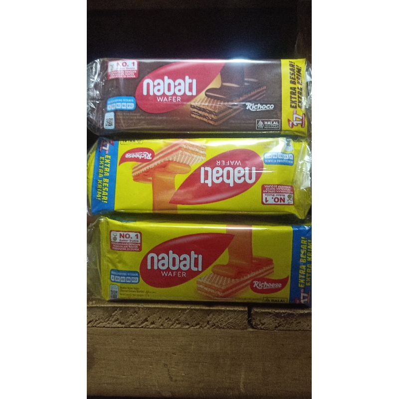 

Wafer Nabati 17gram ,1pack isi 10