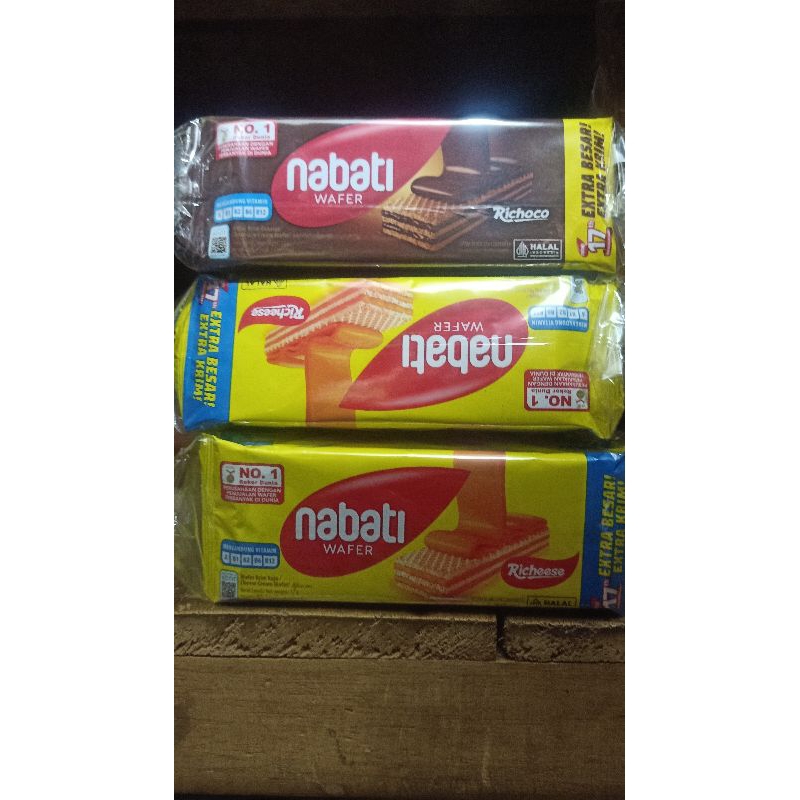 

Wafer Nabati 17gram ,1pack isi 10