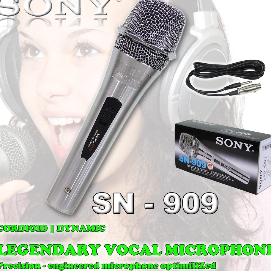 Terlaku. Mic Kabel SN 909 SONY / Microphone Cable SONY SN-909 / Mic SN - 909 / Mic Kabel SN909 SONY 