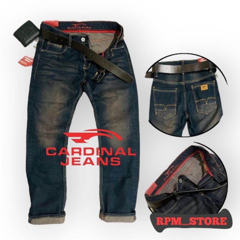 CELANA JEANS CARDINAL PRIA ORIGINAL - CELANA JEANS PANJANG PRIA CARDINAL ORIGINAL - JEANS STANDAR DE