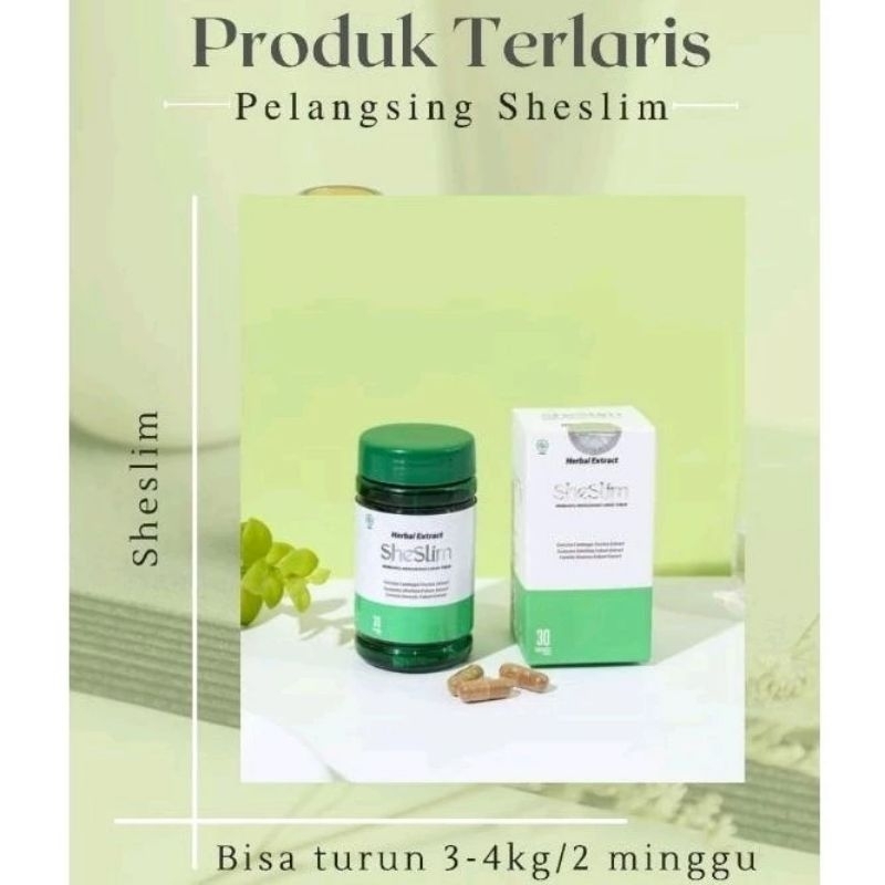 PENURUN BERAT BADAN SHE SLIM HERBAL / SUPLEMEN DIET