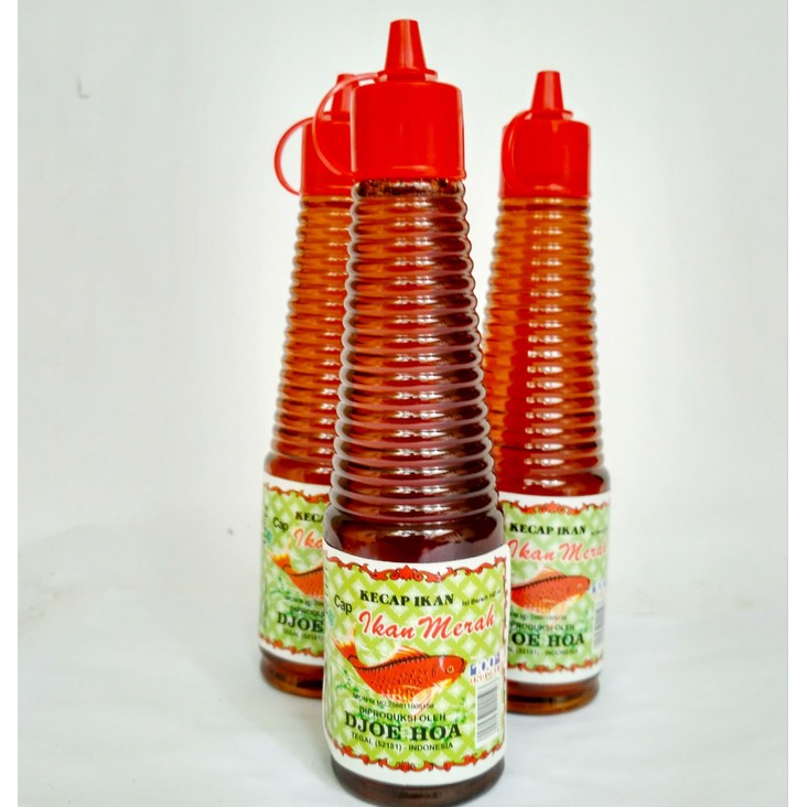 

Kecap masak kecap ikan Cap Ikan Merah Djoe Hoa 135 ml