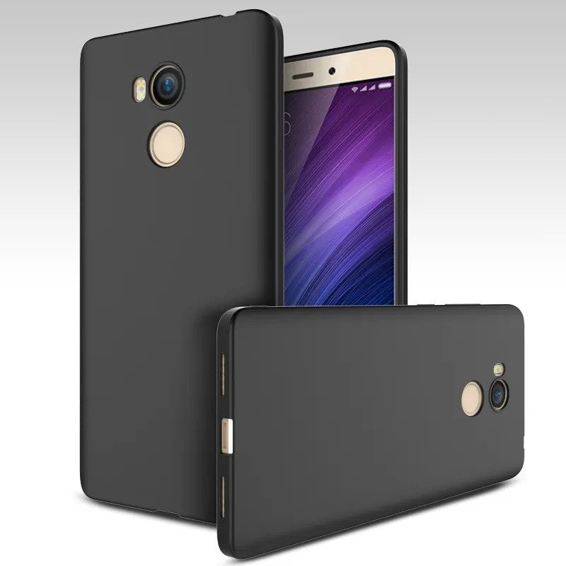 CASE XIAOMI REDMI 4 & 4 PRIME PREMIUM CASE SLIM MATTE CASE BLACK DOFF
