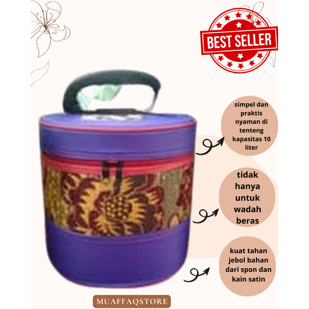 TAS TENONG BERAS/TAS WADAH BERAS 10 LITER