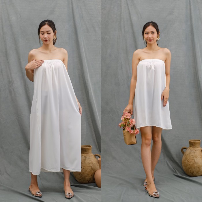 BAJU KEMBEN SPA Facial Salon Kemben Salon Kecantikan Kemben Spa Panjang Kemben Pendek bahan SATIN