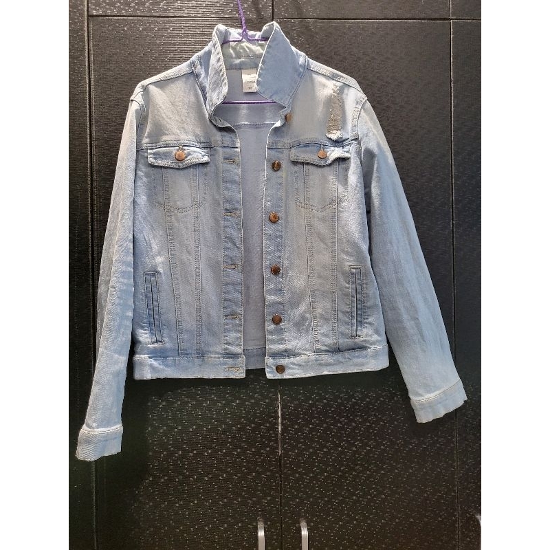 Outer jeans/denim jaket jeans jaket denim prewash