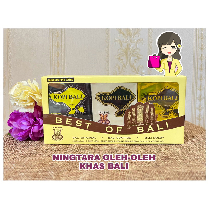 

COFFEE BEST OF BALI - KOPI KUPU-KUPU BOLA DUNIA (RASA ORIGINAL, SUNRISE, GOLD)