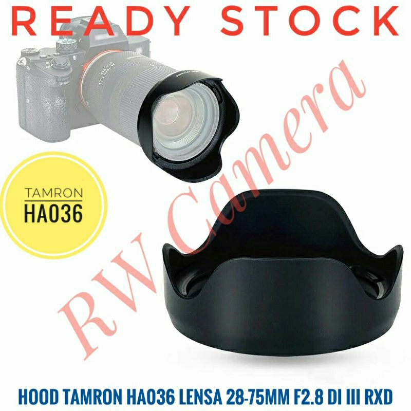 Tamron HA036 Hood Lensa 28-75mm 17-70mm F2.8 DI III RXD Sony Canon Nikon 28-75 17-70 mm Camera Tudan