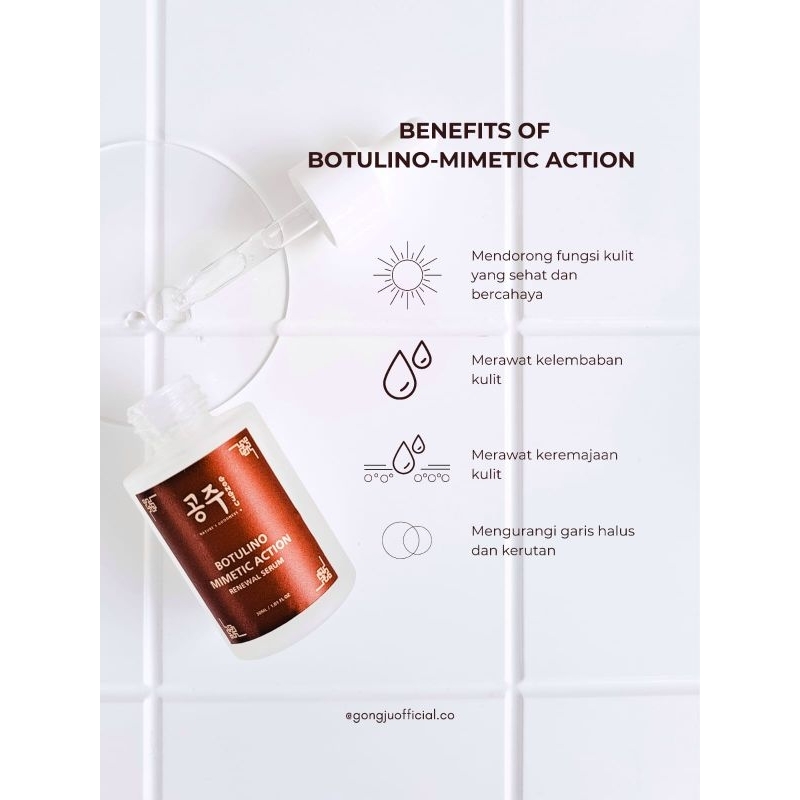 BOTULINO MIMETIC ACTION SERUM ANTIAGING ARGIRELINE AMPLIFIED PEPTIDE 5% GONGJU