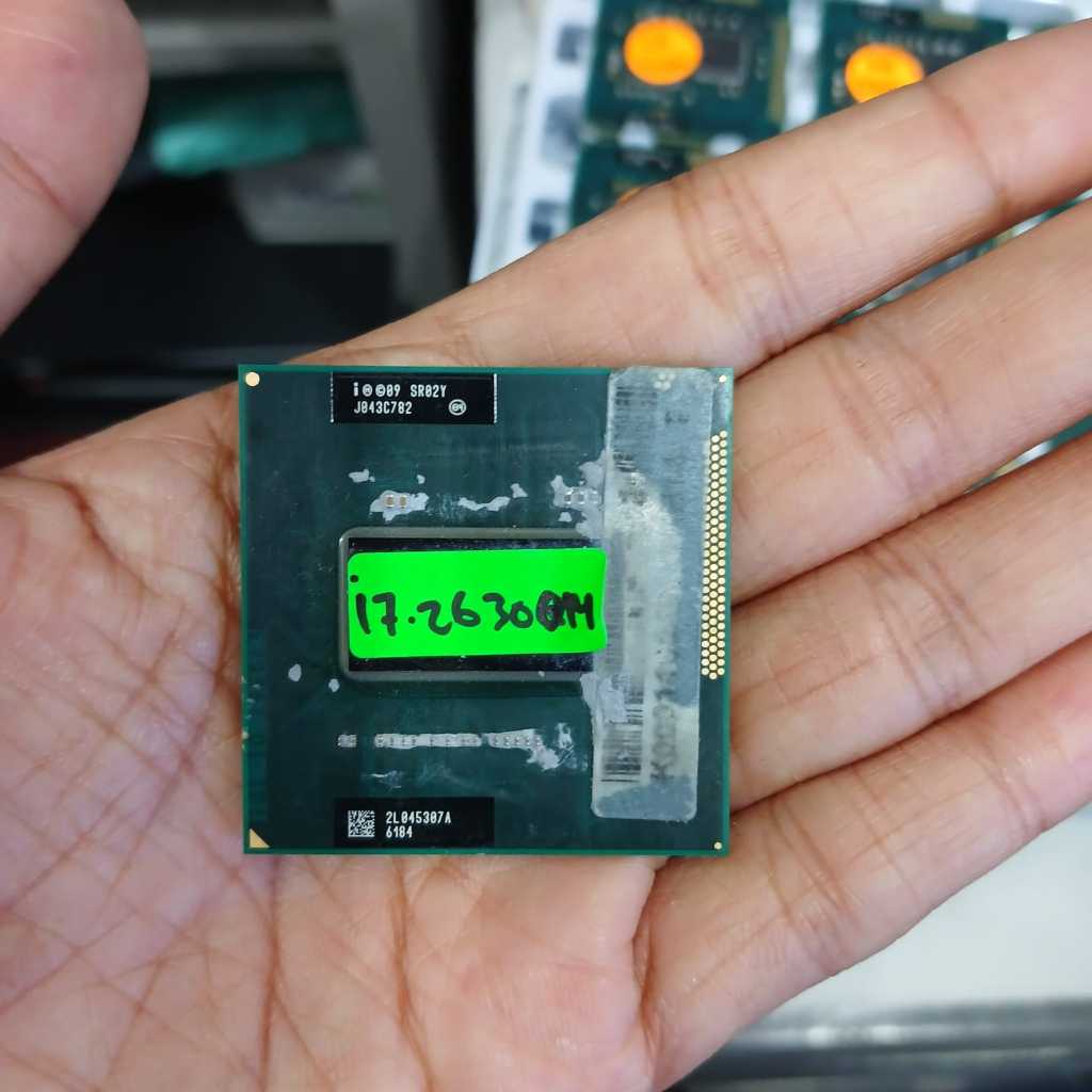 Prosesor Intel® Core™ i7-2630QM Cache 6M, hingga 2,90 GHz