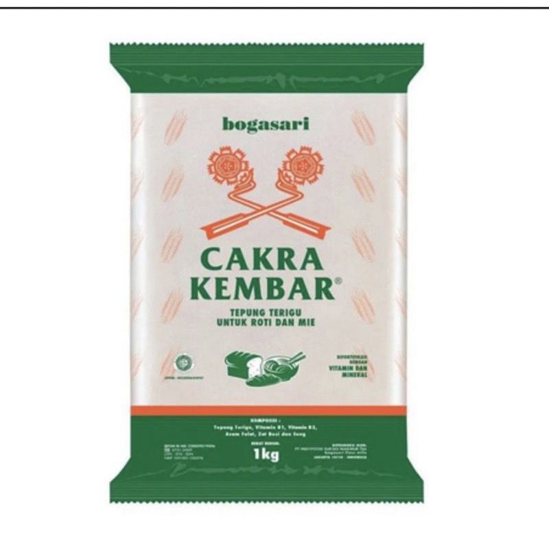 

TEPUNG CAKRA KEMBAR EKONOMIS 1KG/TEPUNG BOGASARI