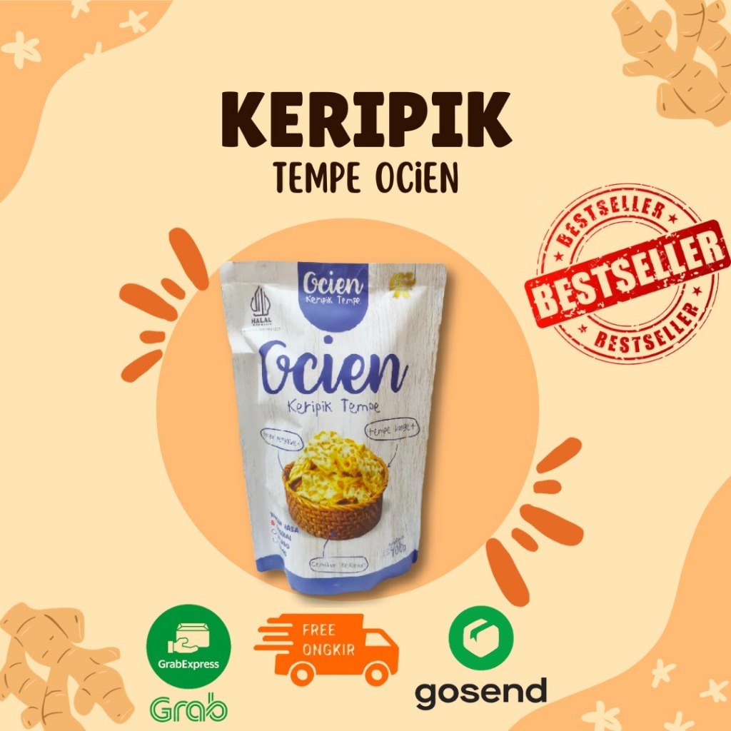 

Keripik tempe - Keripik tempe ocien Snack Bandung