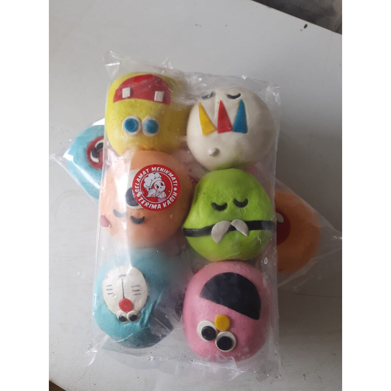 Bakpao Karakter isi coklat ukuran sedang