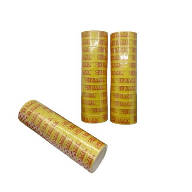 

Isolasi Kado Bening /Selotip Bening (12 pcs) Bazic