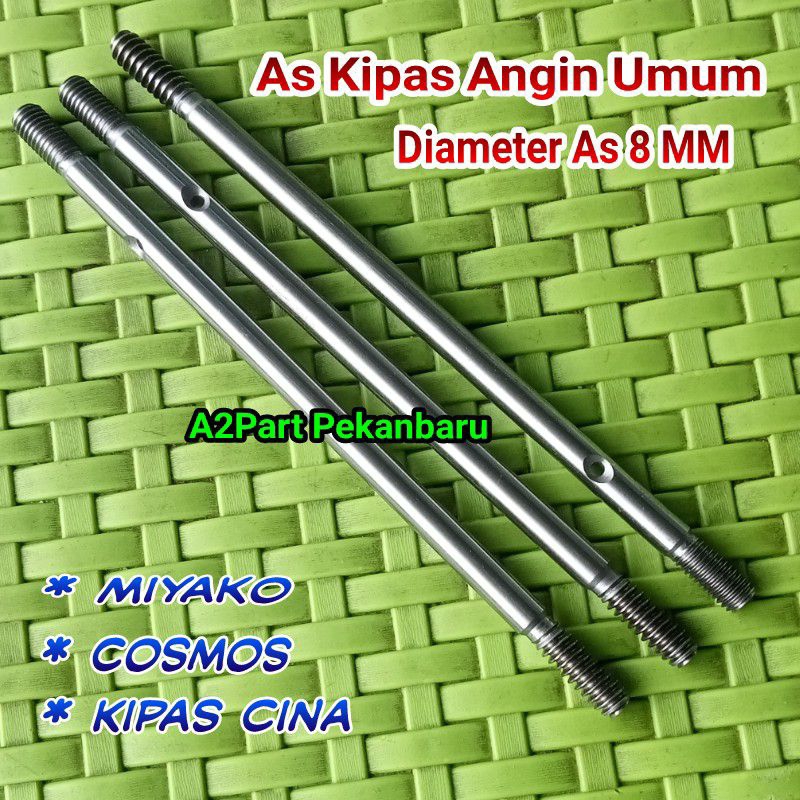 As Dinamo Kipas Angin Umum Diameter As 8 MM