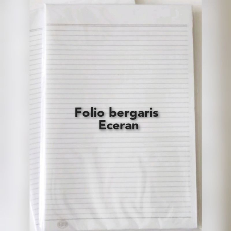 

DOUBLE FOLIO BERGARIS ECERAN ISI 30 LEMBAR