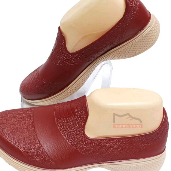 Segera Dapatkan Yumaida 9111 - Sepatu Kerja Flat shoes Karet Wanita Yumaida Size 37 - 40.