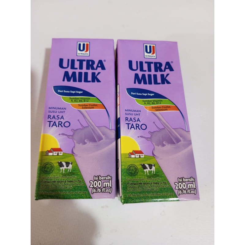 Susu Ultra Milk Taro 200 ML
