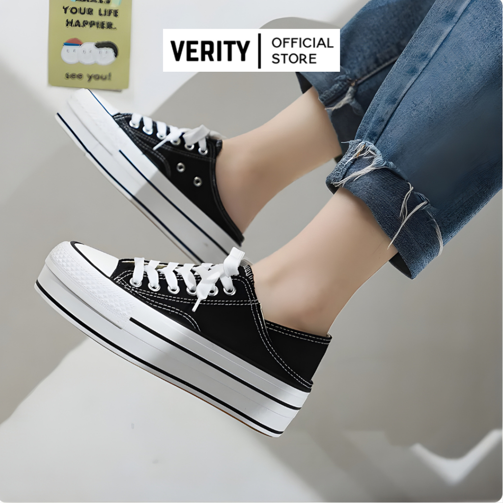 VERITY Sepatu Korean Style Wanita Slip On Import