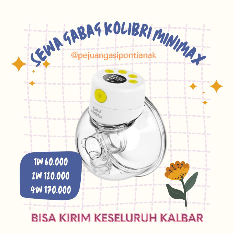 SEWA GABAG KOLIBRI MINIMAX POMPA ASI HANDSFREE PONTIANAK