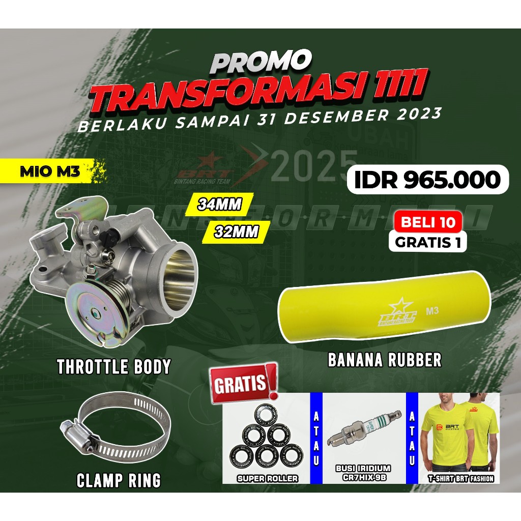 THROTTLE BODY MIO M3 BRT