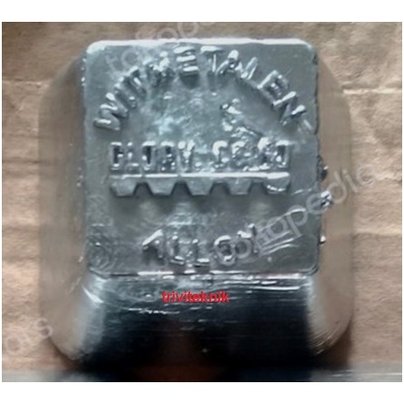 Glory timah batangan tin babet,babbit witmetalen alloy ingot metal b2