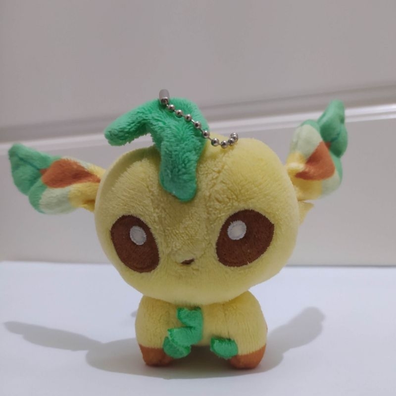 Ganci eevee & leafeon pokedoll plush  pokemon center