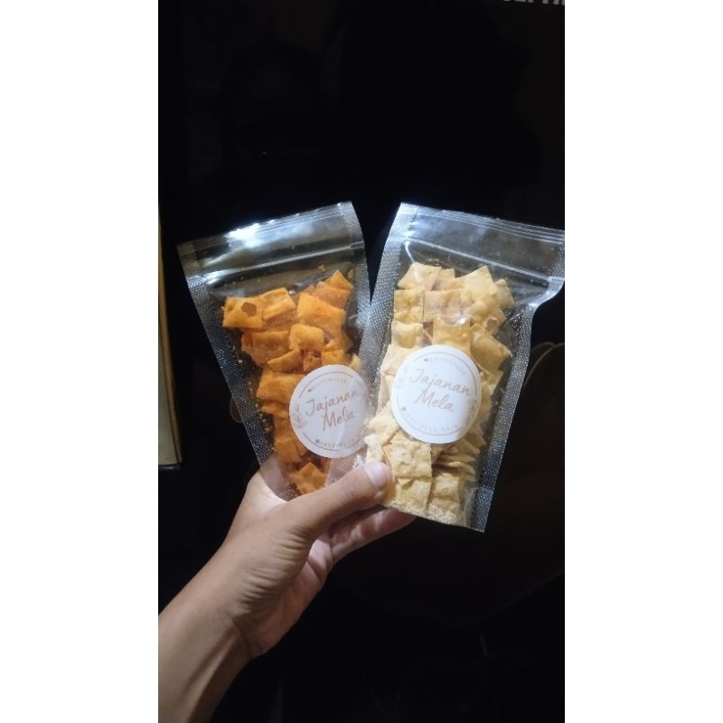 

Termurah Keripik Pangsit Balado/Asin Gurih
