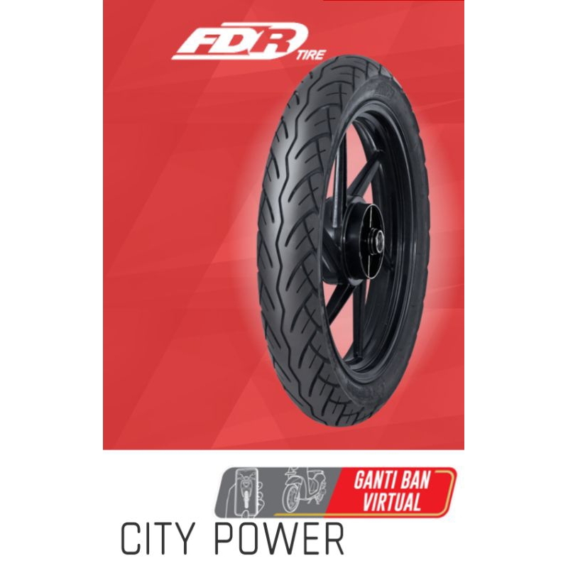 BAN FDR CITY POWER 2.75 - 300 RING 18 NON TUBELES