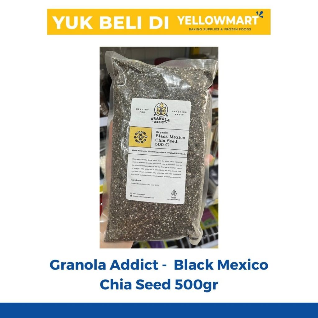 

Granola Addict - Black Mexico Chia Seed 500gr