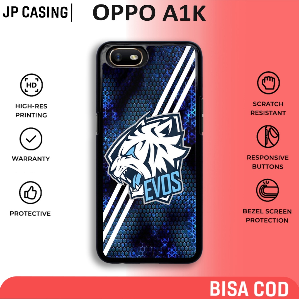 case oppo a1k terbaru motif aesthetic evos 06 style desain keren lucu casing cowok cewek hp mewah ba